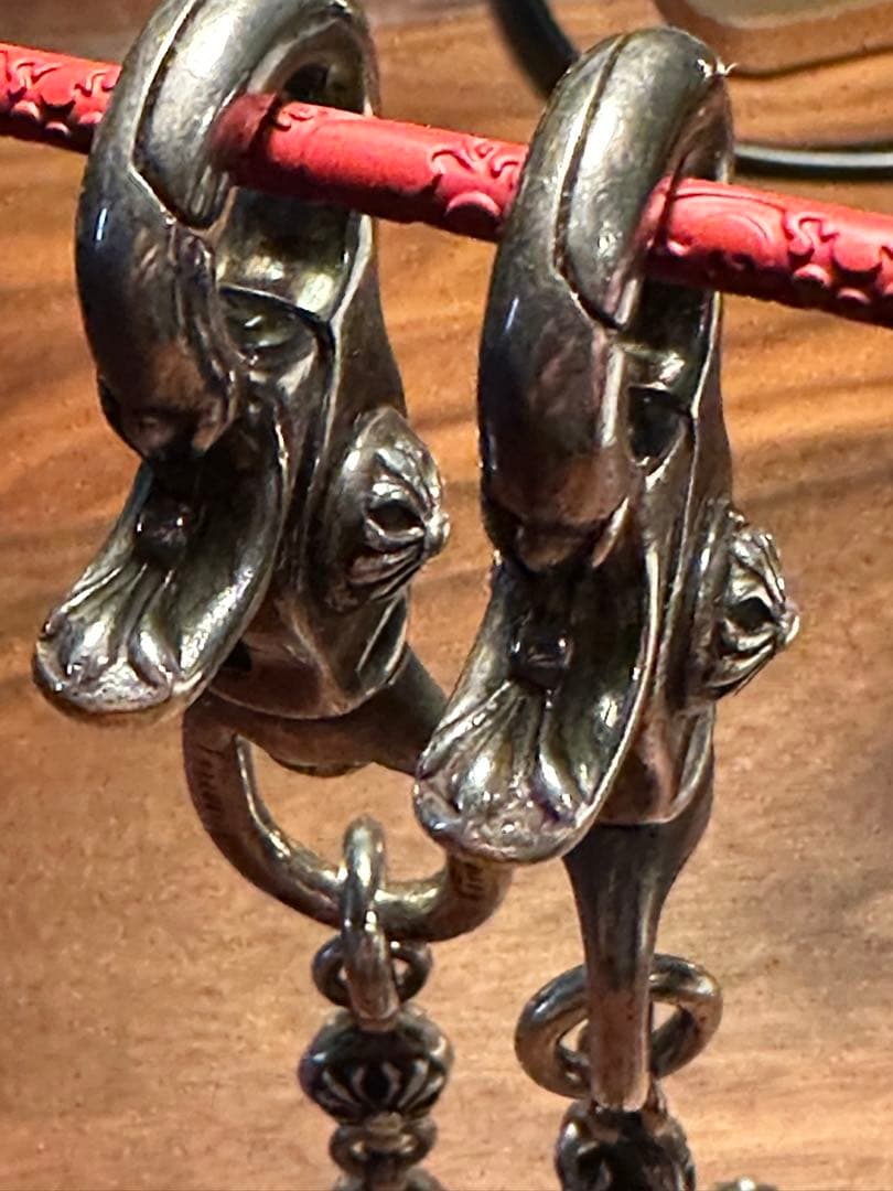 クロムハーツ　クロスボール　ウォレットチェーン　　2クリップ