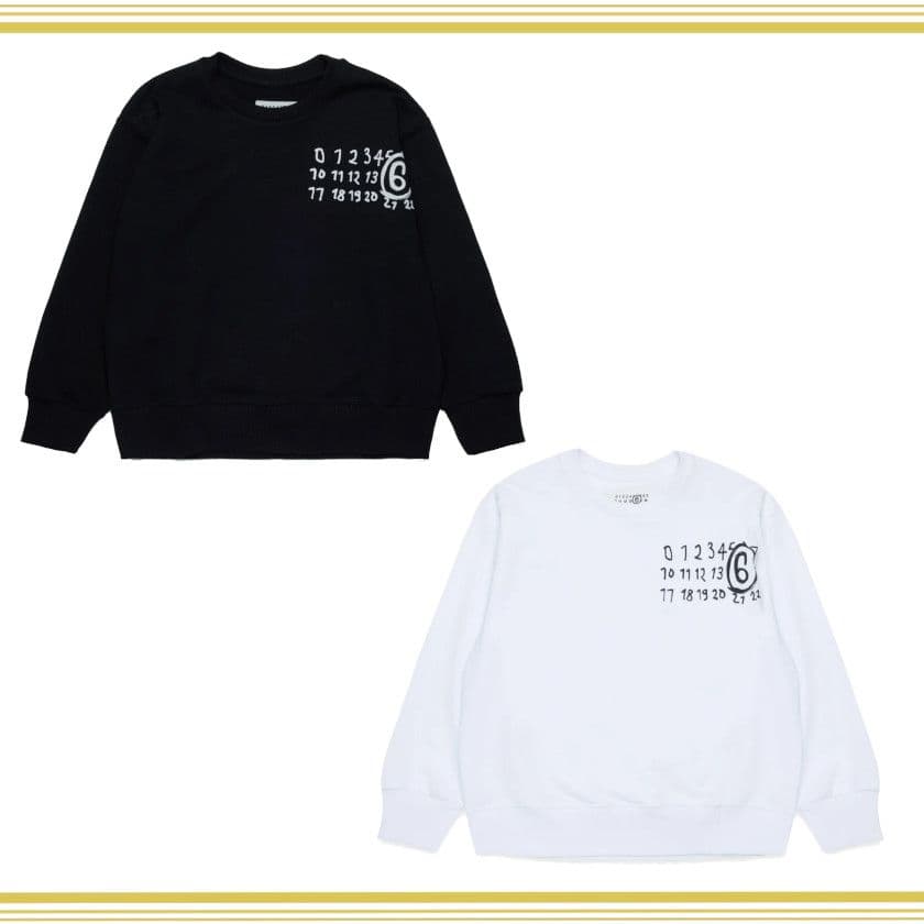 大人もOK！ MM6 Maison Margiela ,ナンバーロゴ スウェット