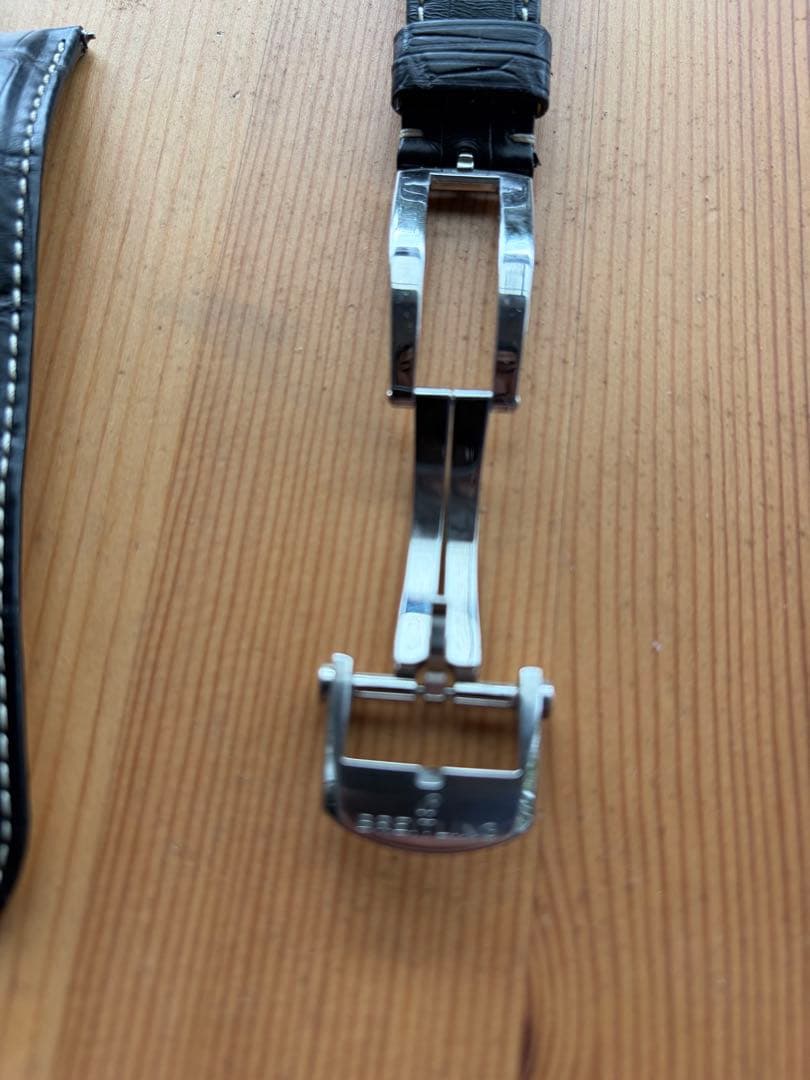 【期間限定値引】Breitling 純正クロコダイル レザーベルト　⭐︎おまけ付き