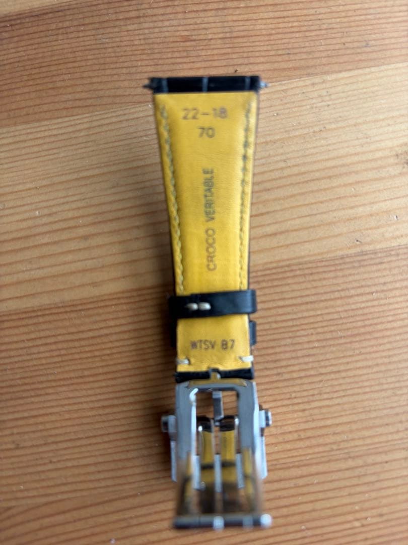 【期間限定値引】Breitling 純正クロコダイル レザーベルト　⭐︎おまけ付き