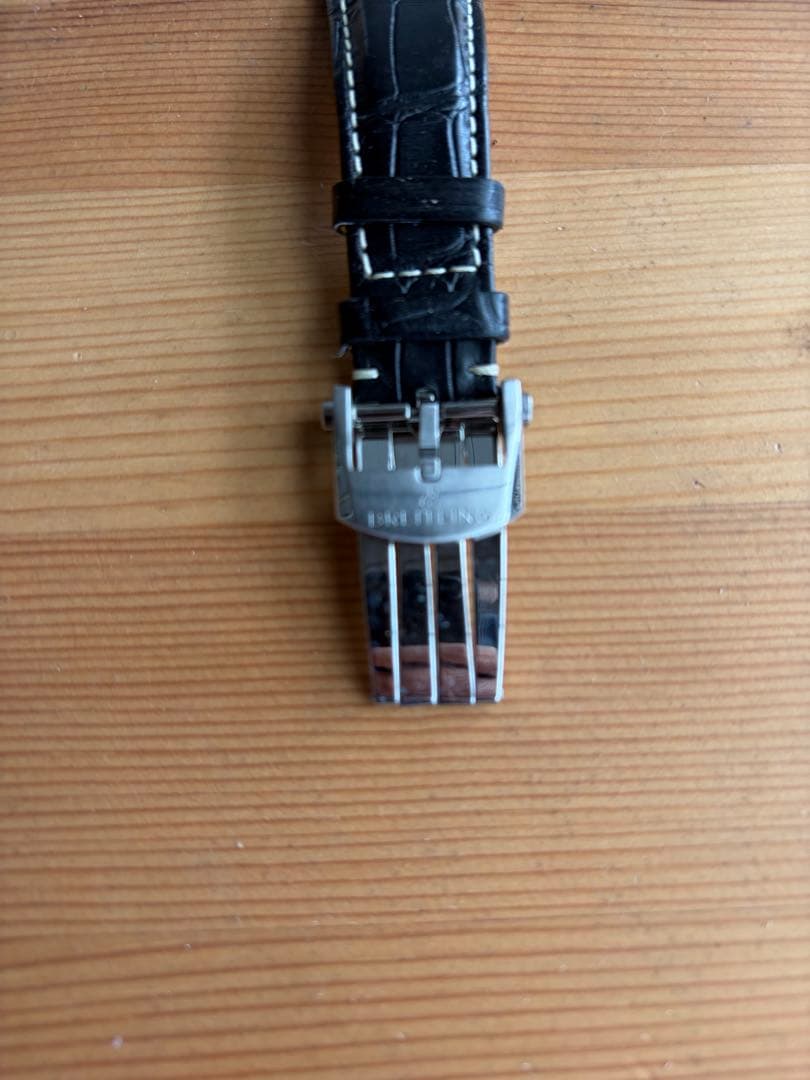 【期間限定値引】Breitling 純正クロコダイル レザーベルト　⭐︎おまけ付き