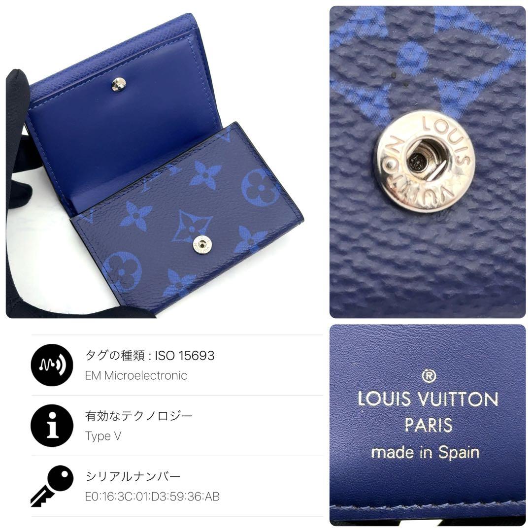 【新品級・IC】ルイヴィトン タイガラマ ディスカバリーコンパクト 三つ折り財布