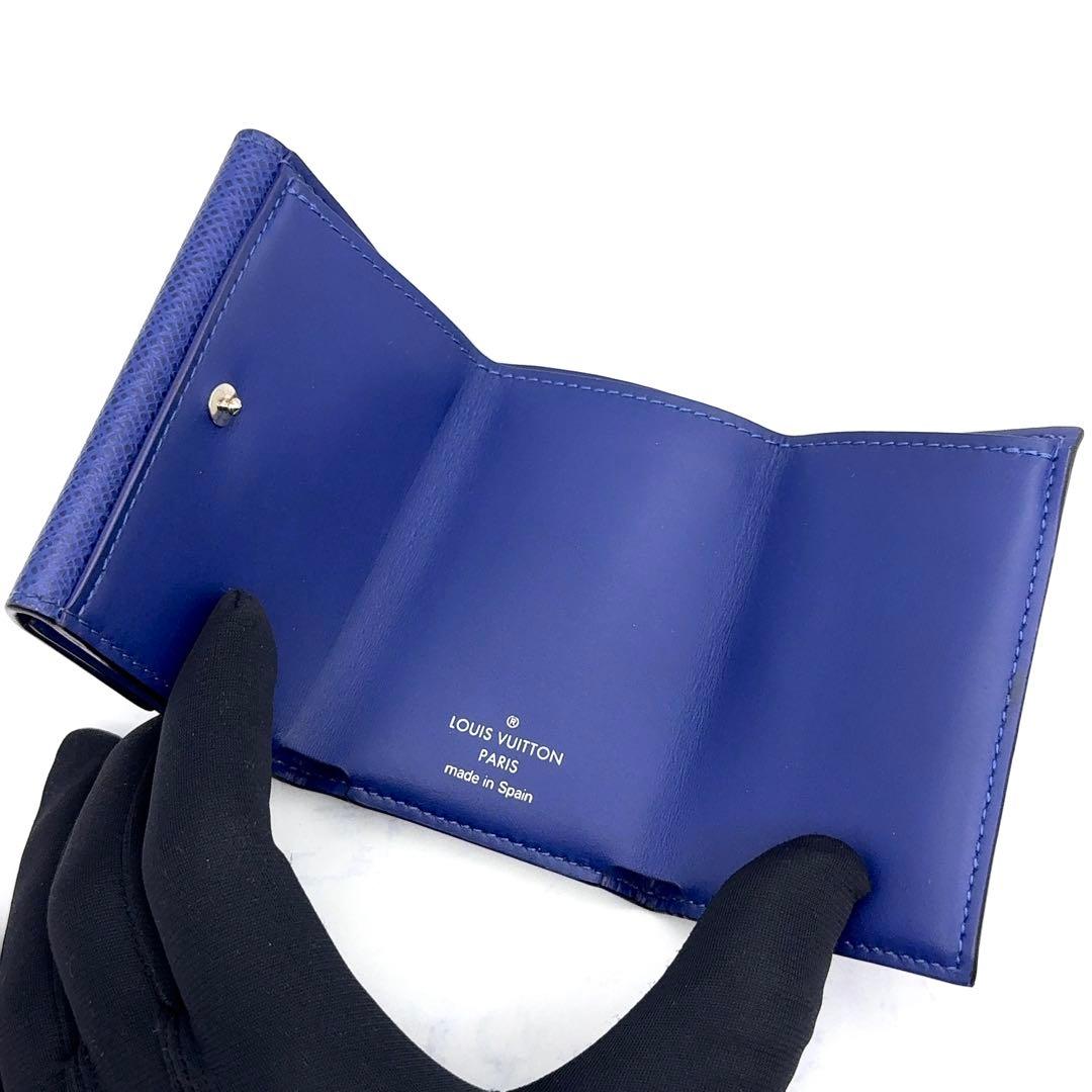 【新品級・IC】ルイヴィトン タイガラマ ディスカバリーコンパクト 三つ折り財布