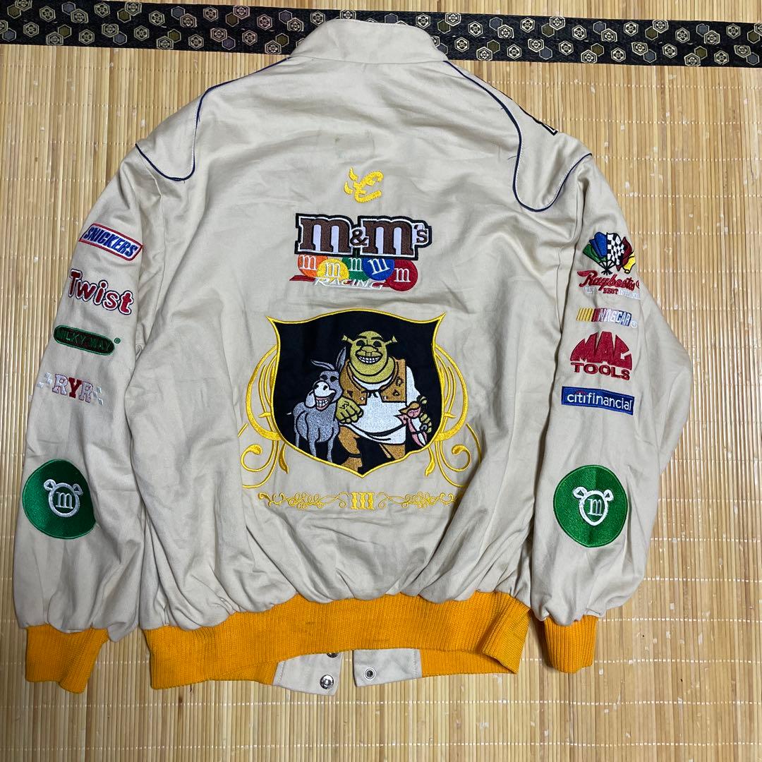 古着　m&m's シェレック刺繍ジャケット