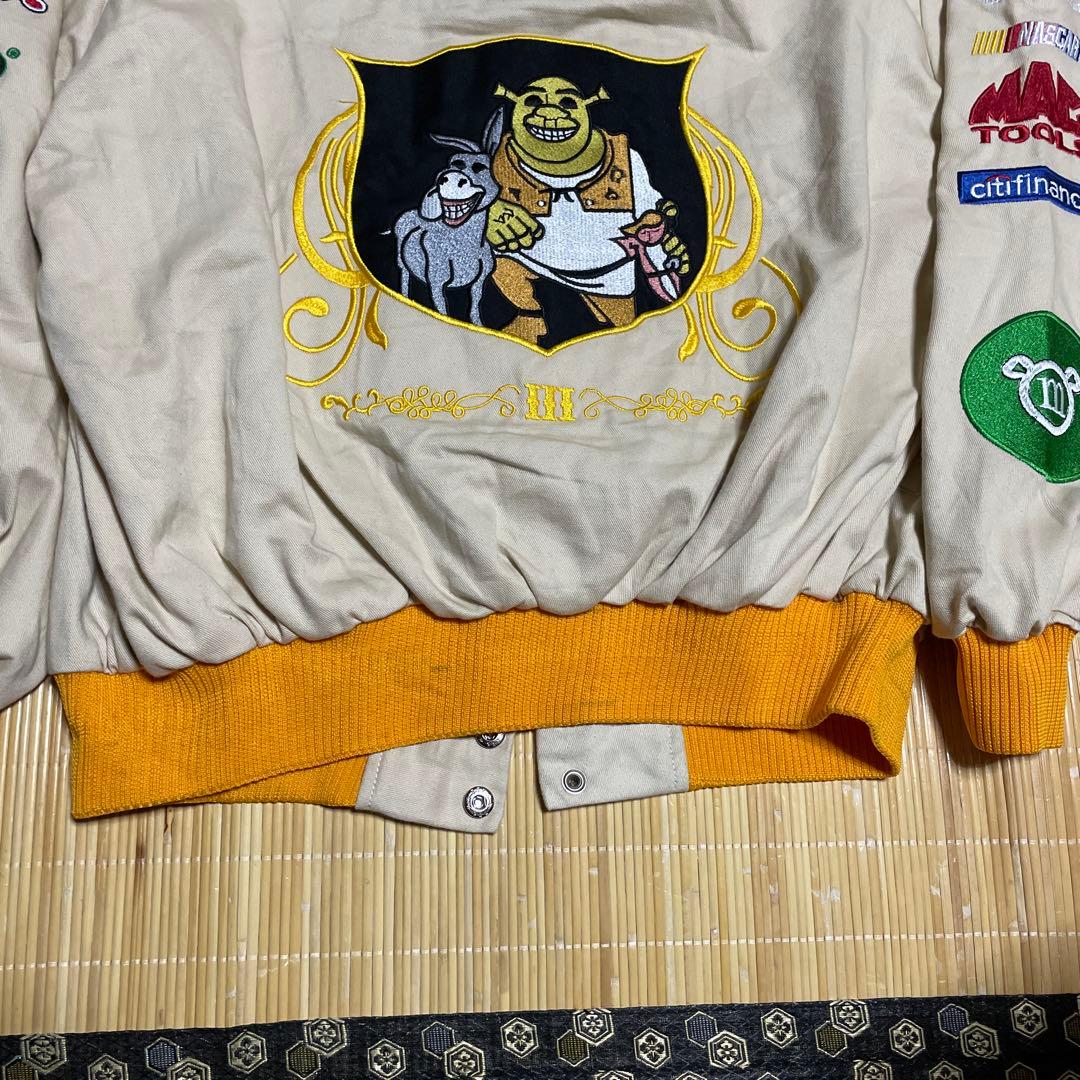 古着　m&m's シェレック刺繍ジャケット