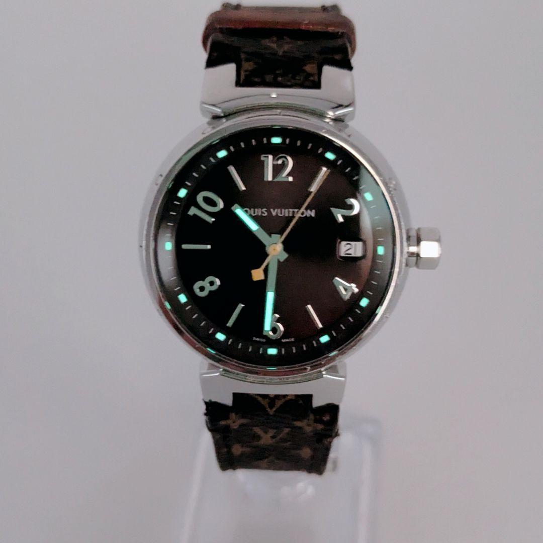 LOUIS VUITTON　ルイヴィトン　時計　タンブール　tambour　黒
