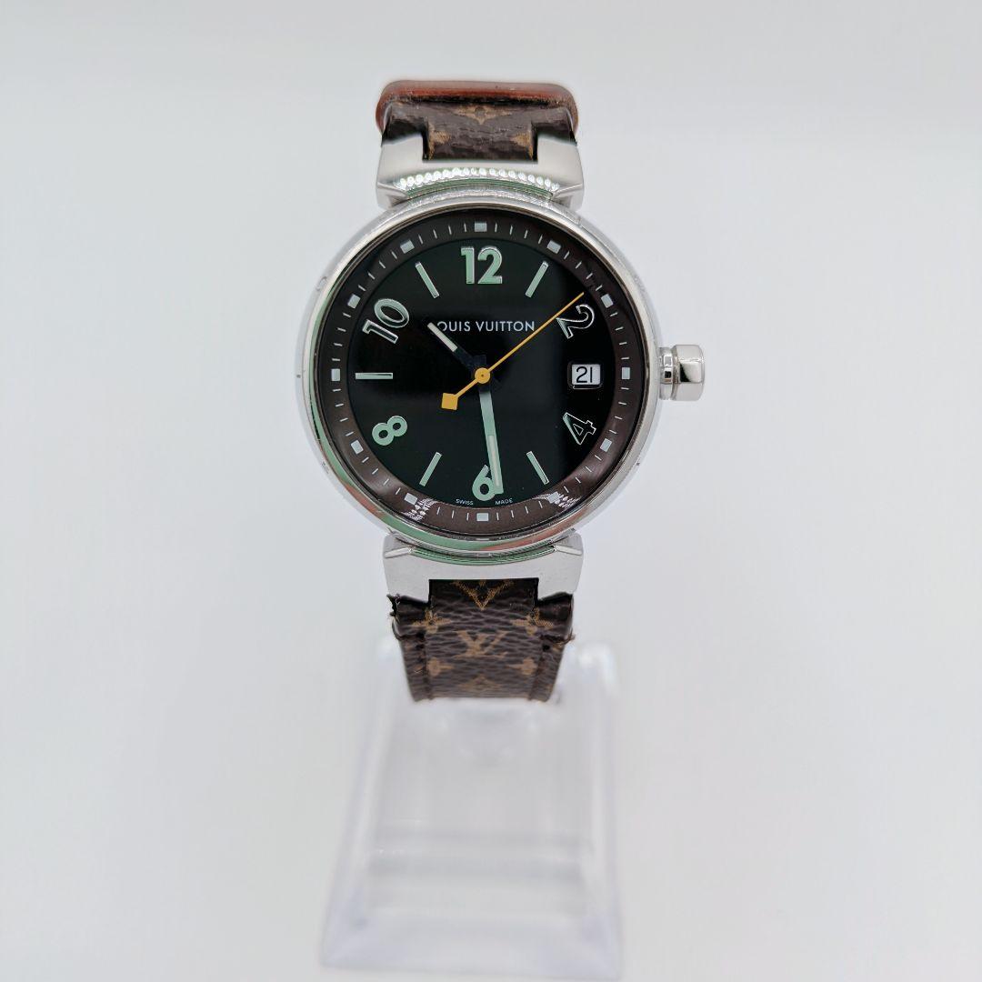 LOUIS VUITTON　ルイヴィトン　時計　タンブール　tambour　黒