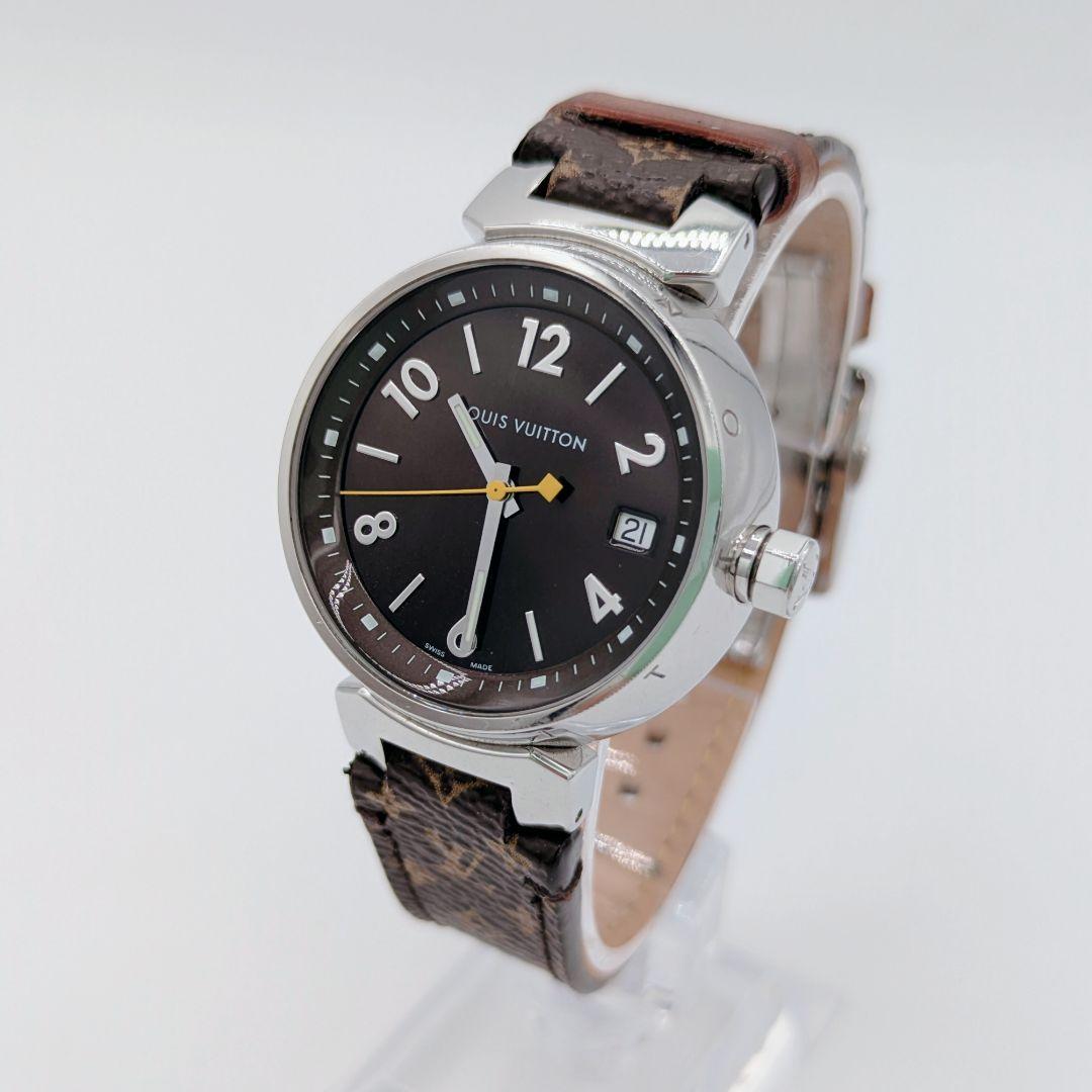 LOUIS VUITTON　ルイヴィトン　時計　タンブール　tambour　黒