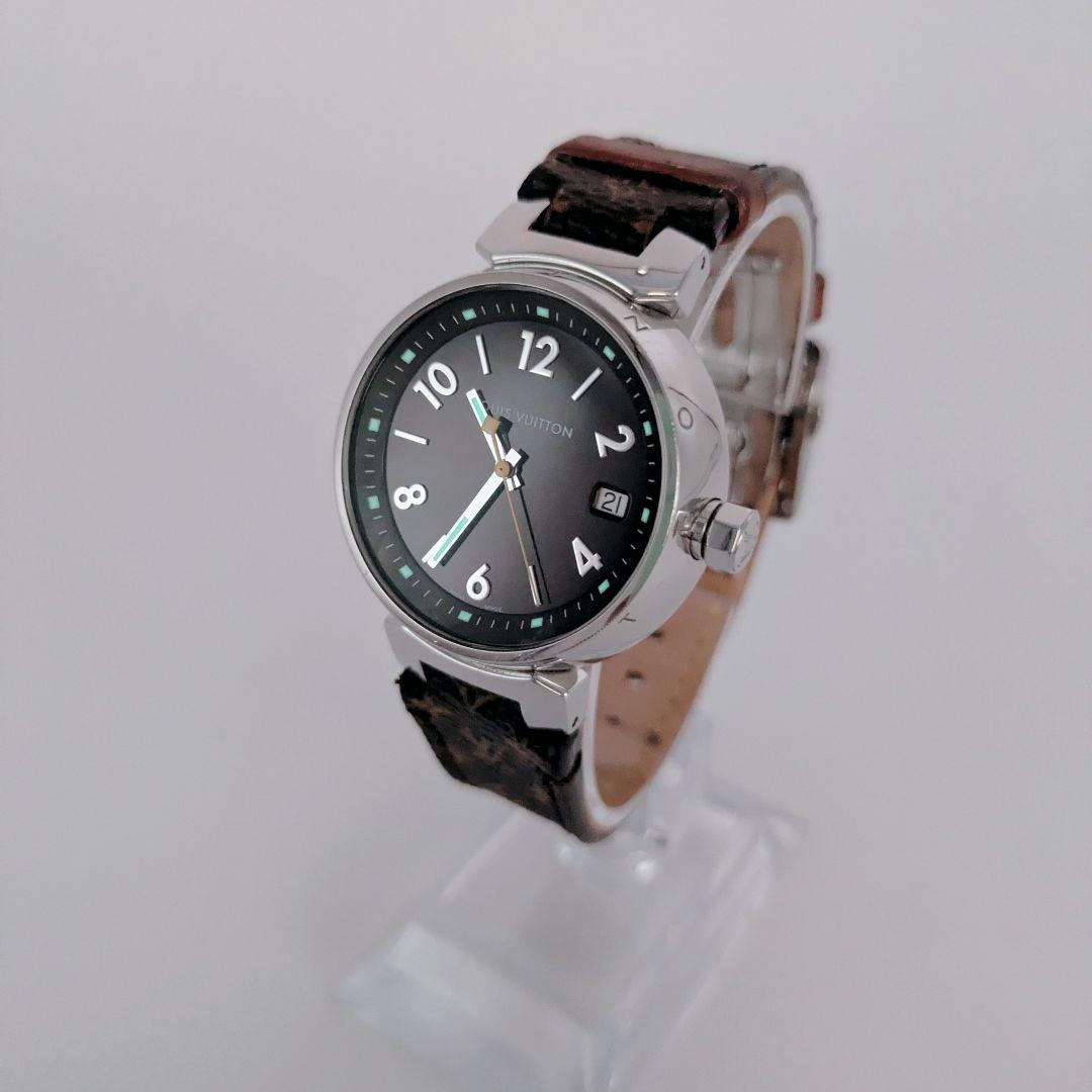 LOUIS VUITTON　ルイヴィトン　時計　タンブール　tambour　黒