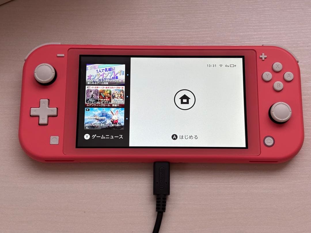 Nintendo Switch Lite ピンク 充電器付き