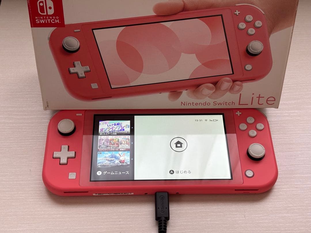 Nintendo Switch Lite ピンク 充電器付き