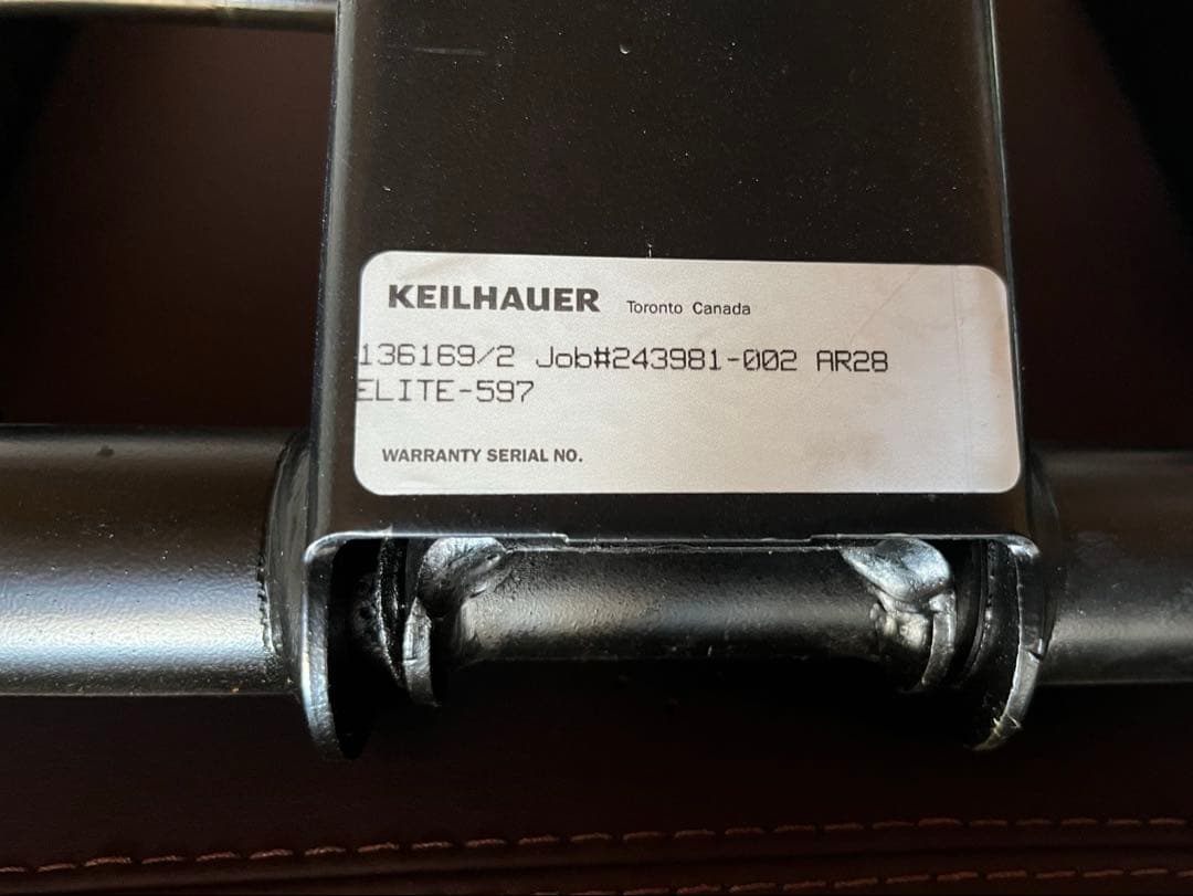 KEILHAUER キールハワー　エリート　本革張り　47.8万　ミッドバック