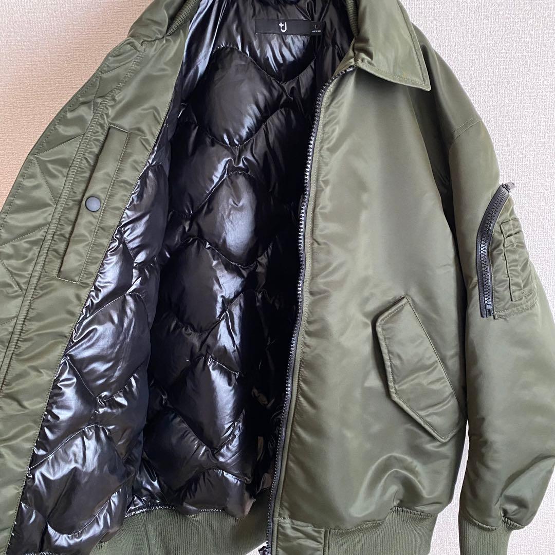 【2/13まで限定出品】UNIQLO +J ダウン オーバーサイズリブブルゾン