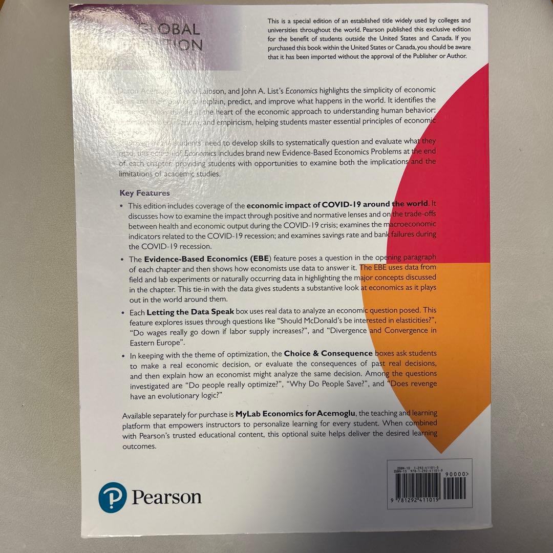 ビジネス・経済 3E ECONOMICS Global Edition