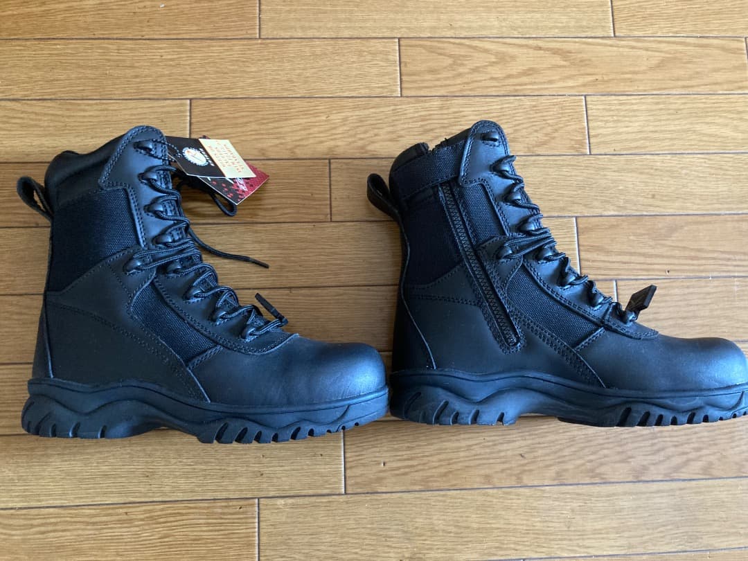新品未使用/ロスコ社　 コンポジットトウ　ミリタリーブーツ サイドジッパー