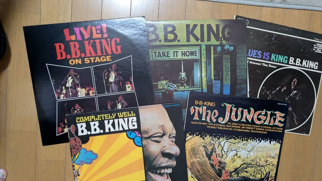 BB king レコード5枚セット（中古）