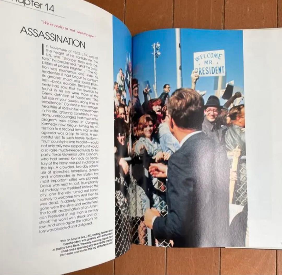 洋書ハードカバー LIFE Kennedy レアシングルレコード付き