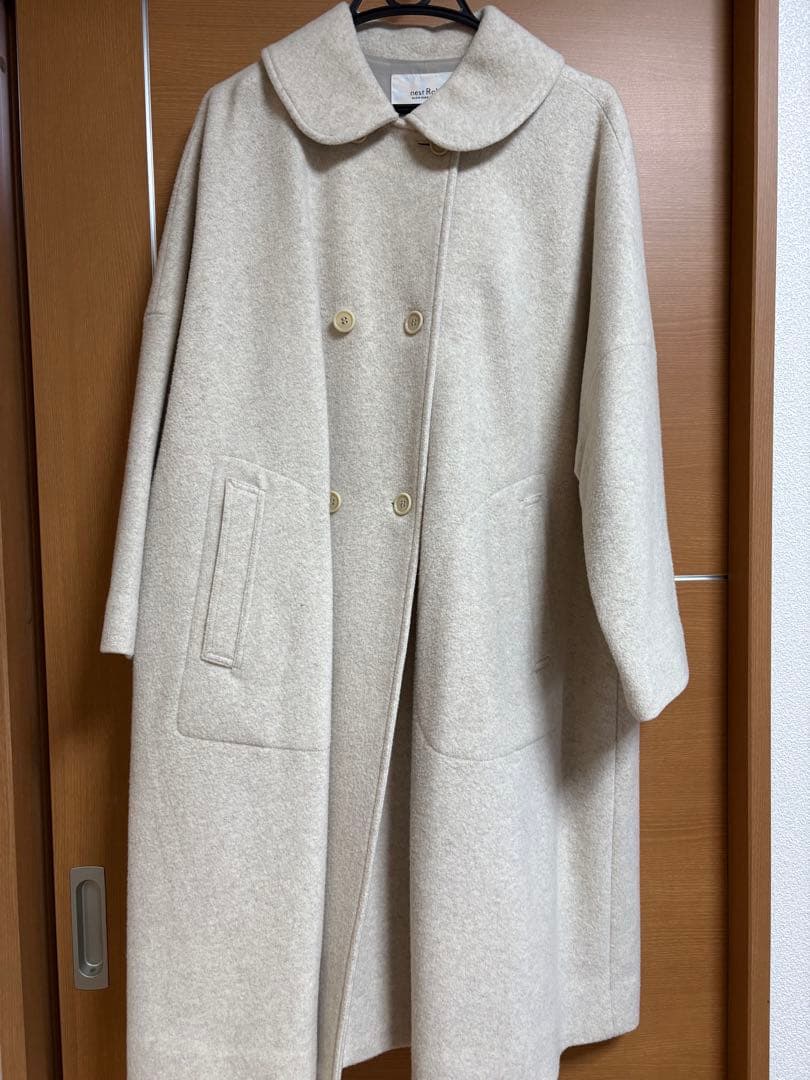 ネストローブ　ウールカシミヤフリースコート