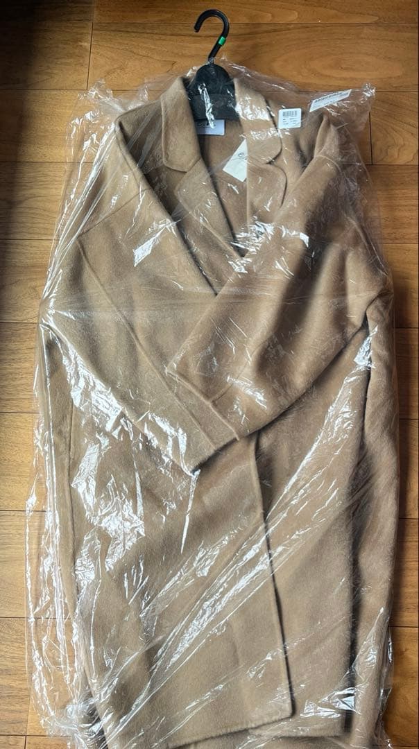 and me evernavy リバーロングコクーンコート キャメル Mサイズ