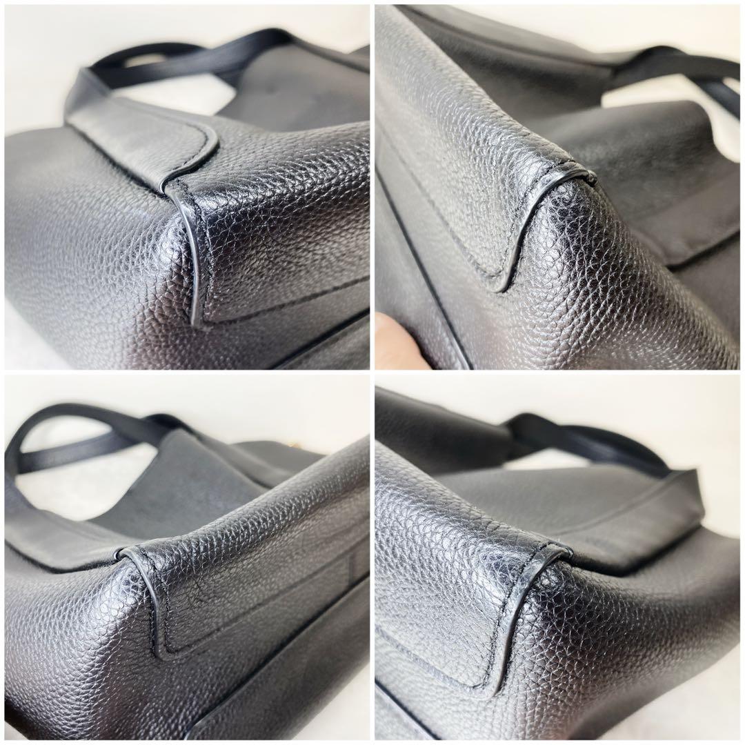 COACH ハドリー ホーボー 2way ショルダーバッグ レザー ブラック