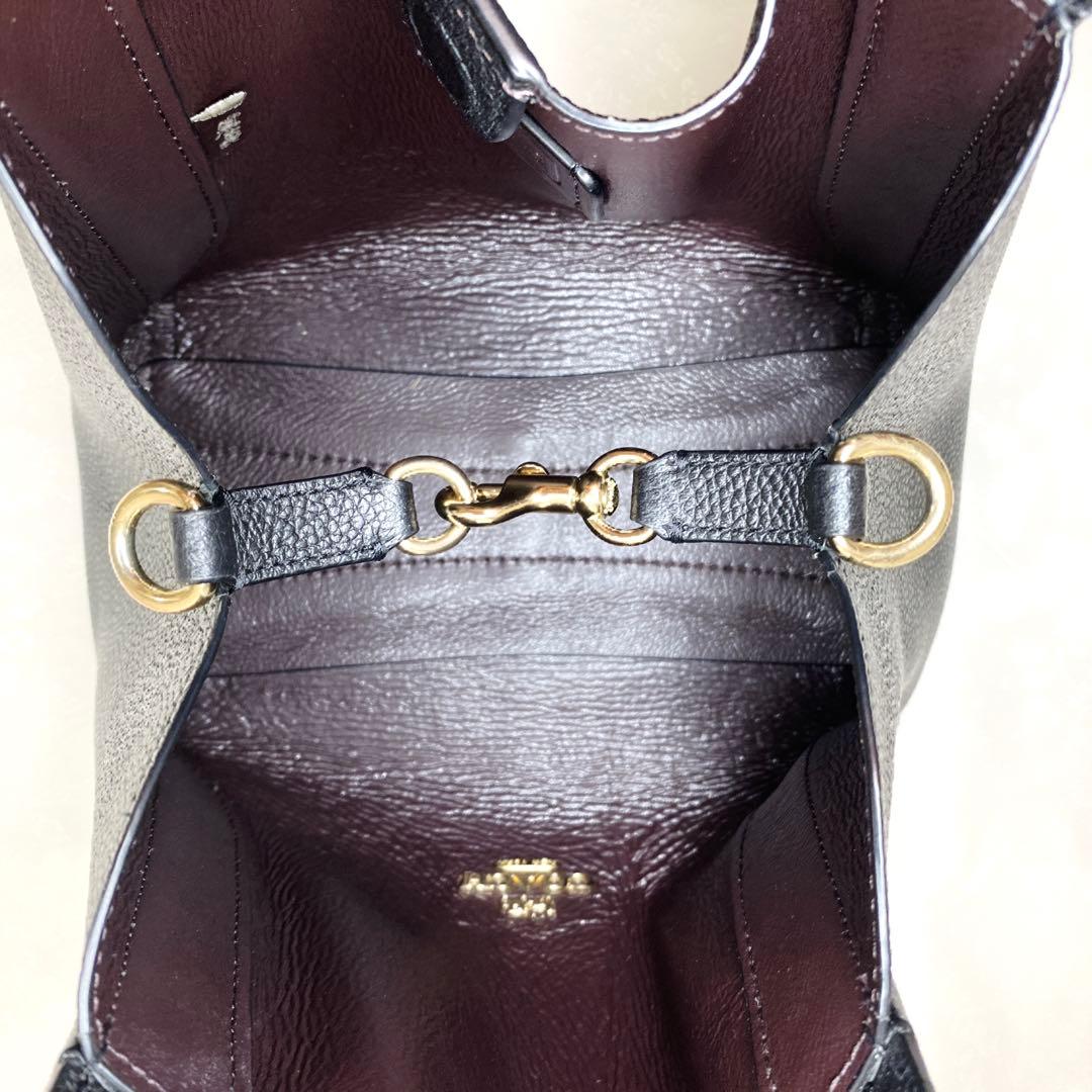 COACH ハドリー ホーボー 2way ショルダーバッグ レザー ブラック