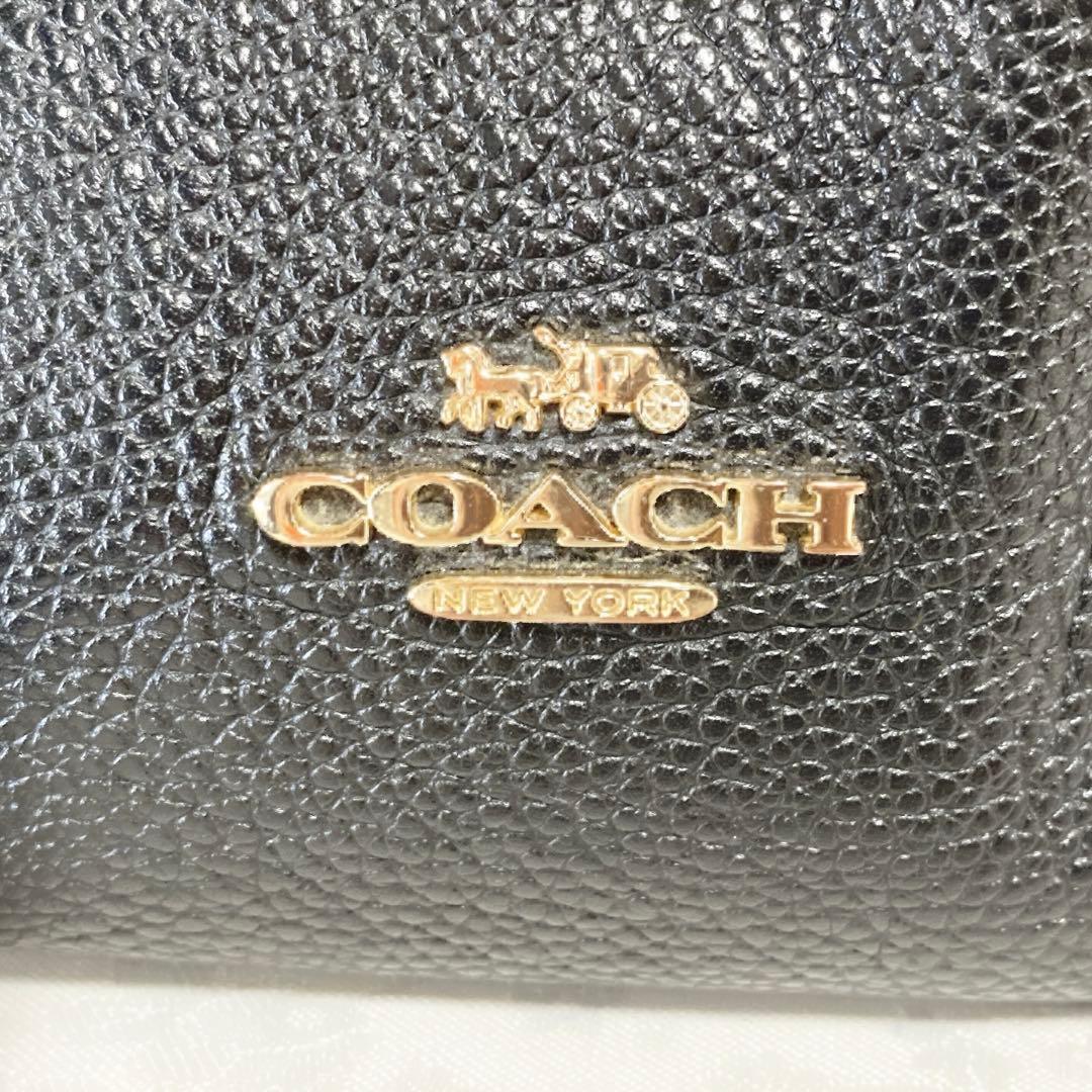 COACH ハドリー ホーボー 2way ショルダーバッグ レザー ブラック