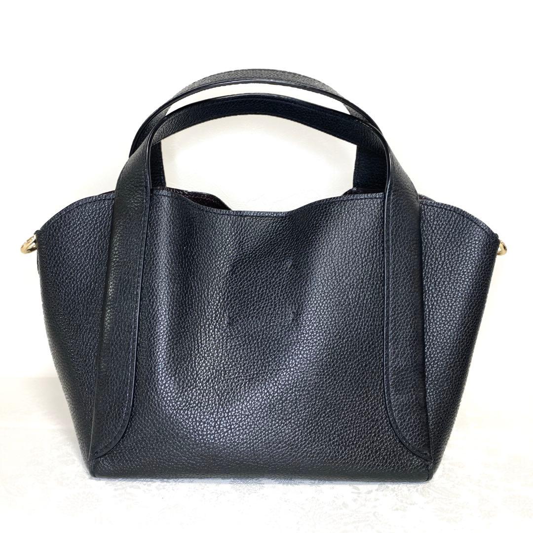 COACH ハドリー ホーボー 2way ショルダーバッグ レザー ブラック