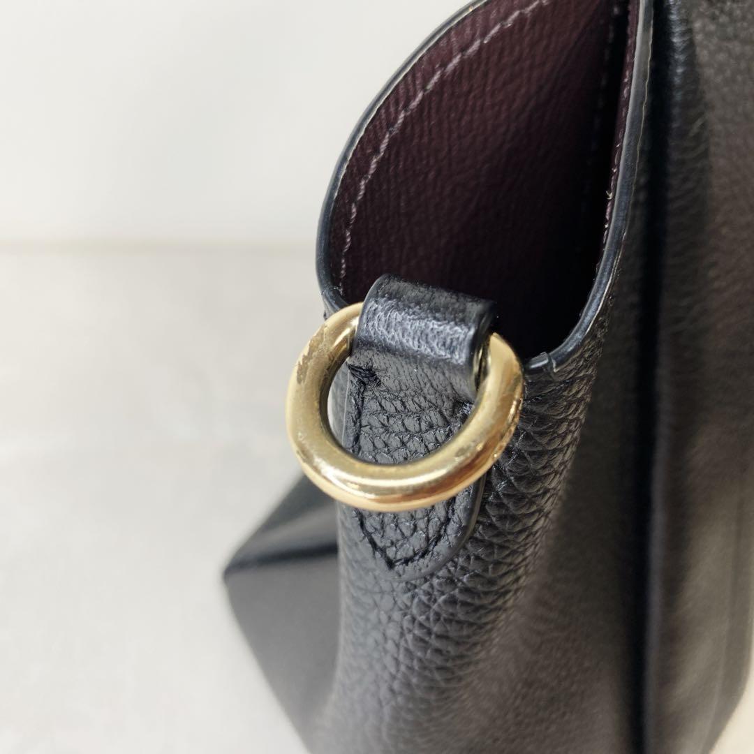 COACH ハドリー ホーボー 2way ショルダーバッグ レザー ブラック