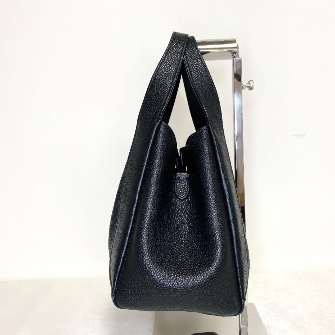 COACH ハドリー ホーボー 2way ショルダーバッグ レザー ブラック