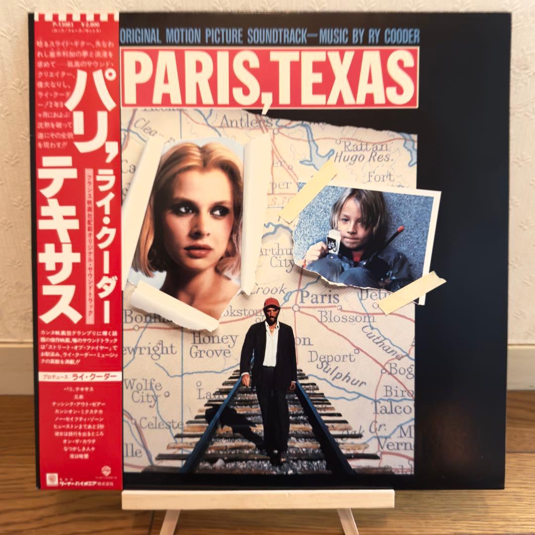 美品！パリ、テキサス 帯付 国内盤LPレコード