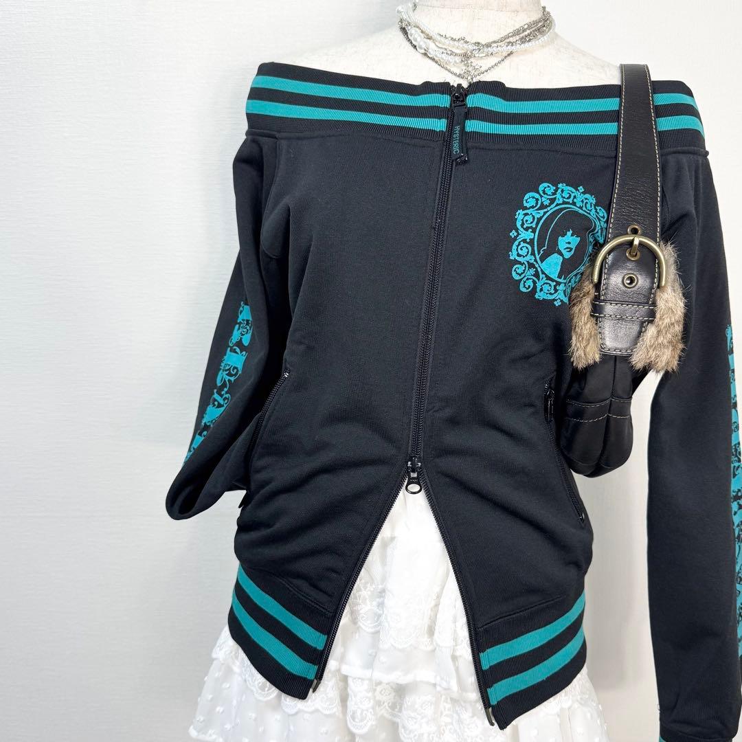 y2k❤️00s HYSTERIC GLAMOUR オフショル トラックジャケット