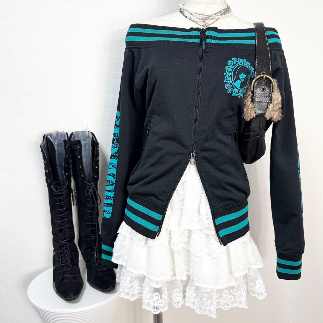 y2k❤️00s HYSTERIC GLAMOUR オフショル トラックジャケット