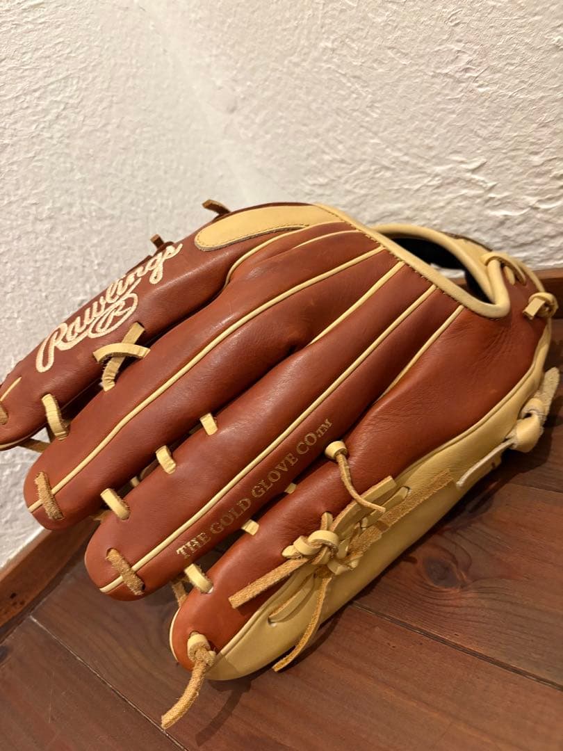 ローリングス HYPER TECH 右投用 ブラウン キャメル