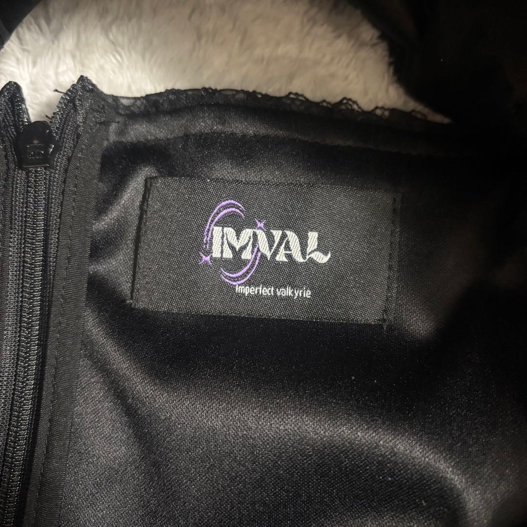 qooza IMWAL フリルハートドレス [BLK]