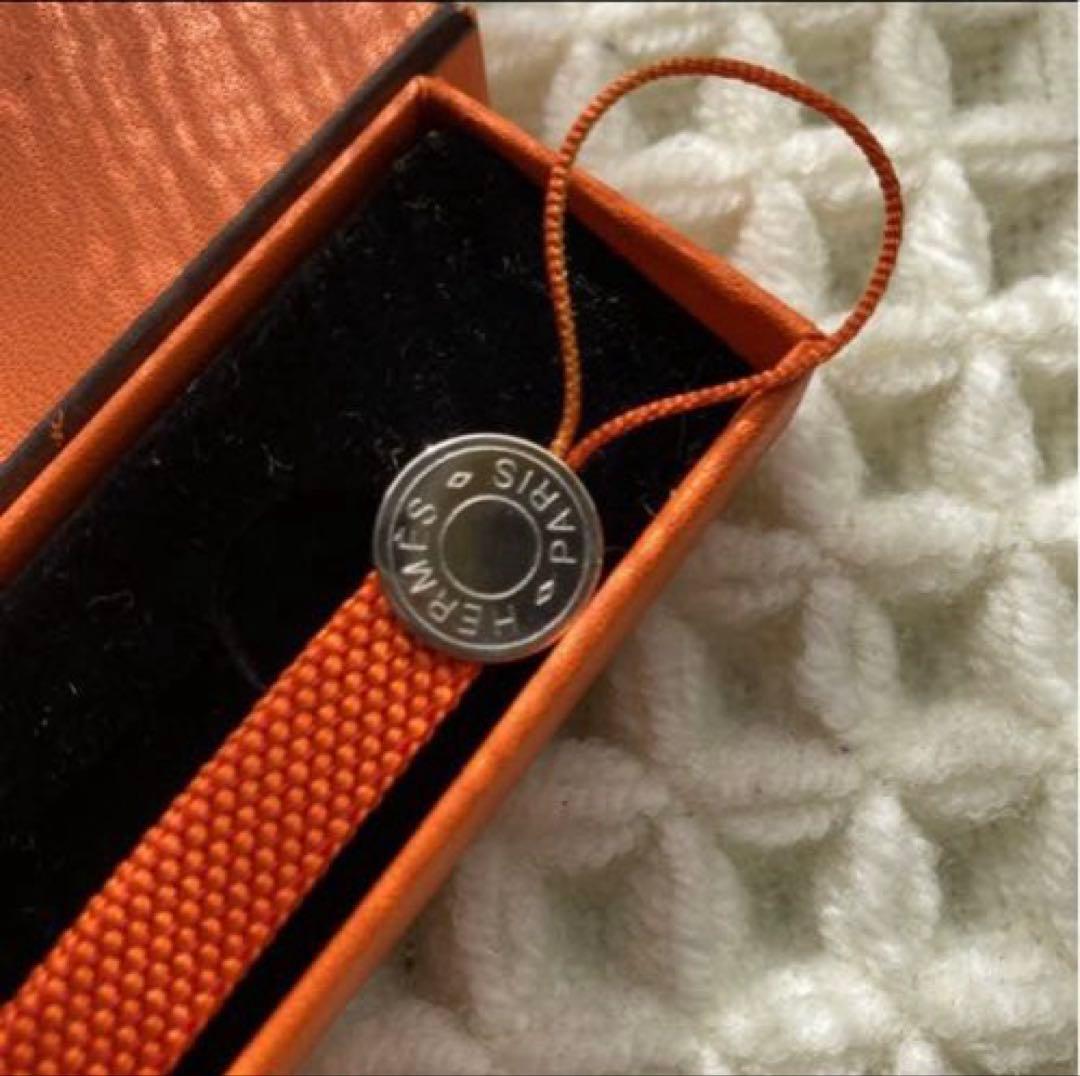 新品未使用⭐︎ HERMES エルメスセリエオレンジ ストラップ 専用ボックス付き