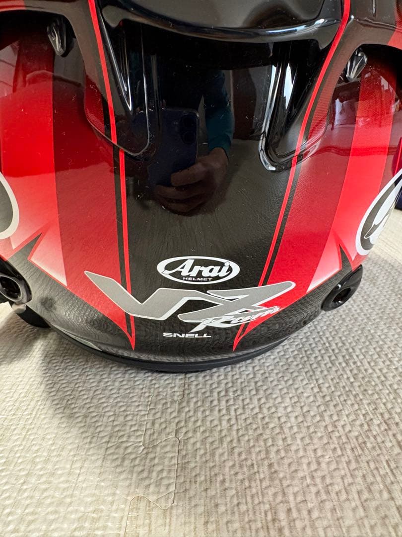 Arai VZ-RAM ジェットヘルメット ブラック/レッド　SENA30k