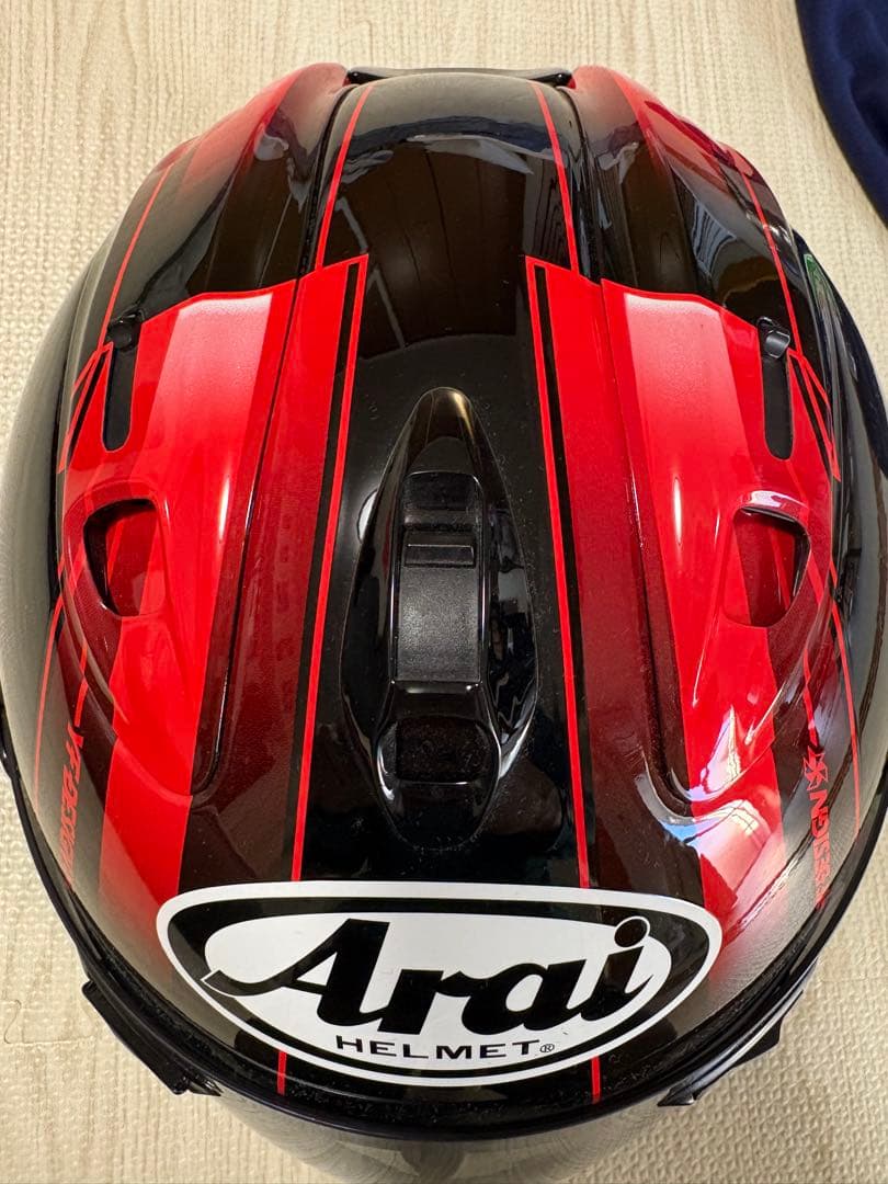 Arai VZ-RAM ジェットヘルメット ブラック/レッド　SENA30k