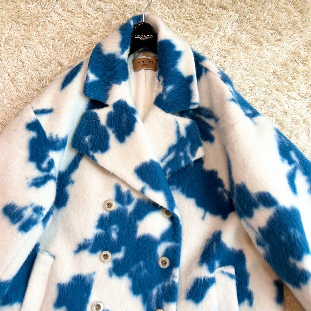 【未使用級】Ameri UND SHADOW FLOWER WOOL COAT