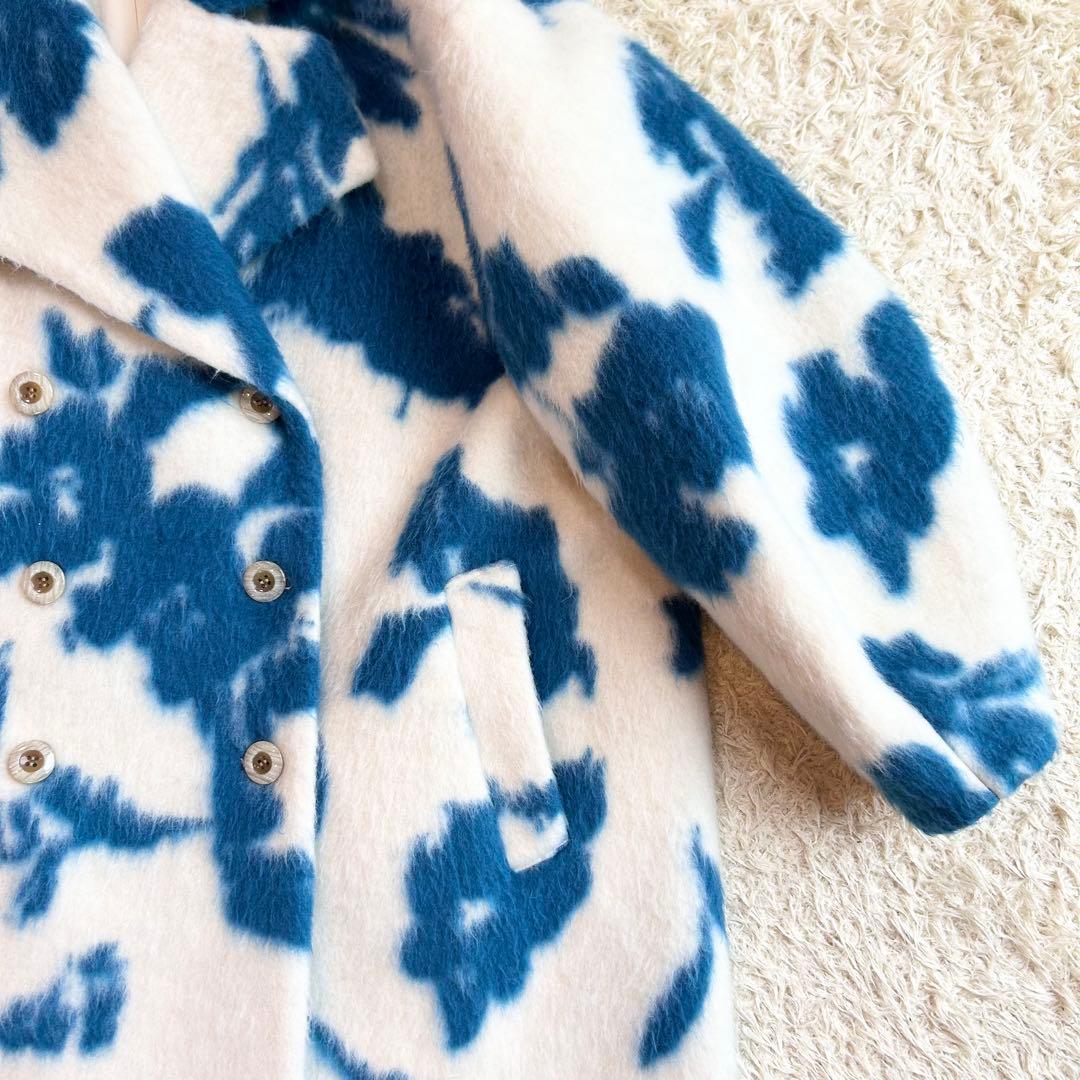 【未使用級】Ameri UND SHADOW FLOWER WOOL COAT