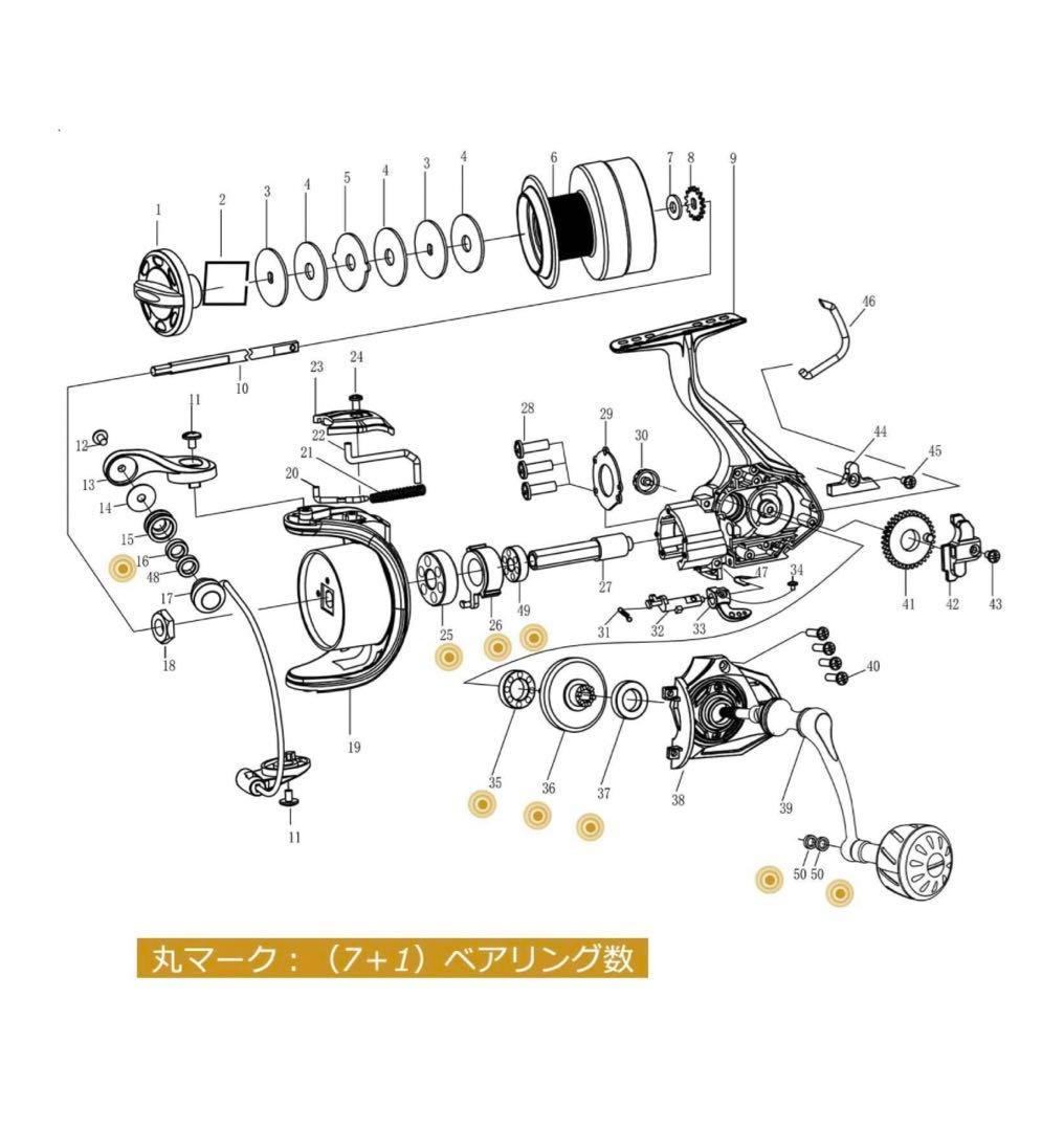 スピニングリール 遠投 エギングリール 超軽量 淡水釣り海釣り SW-6000
