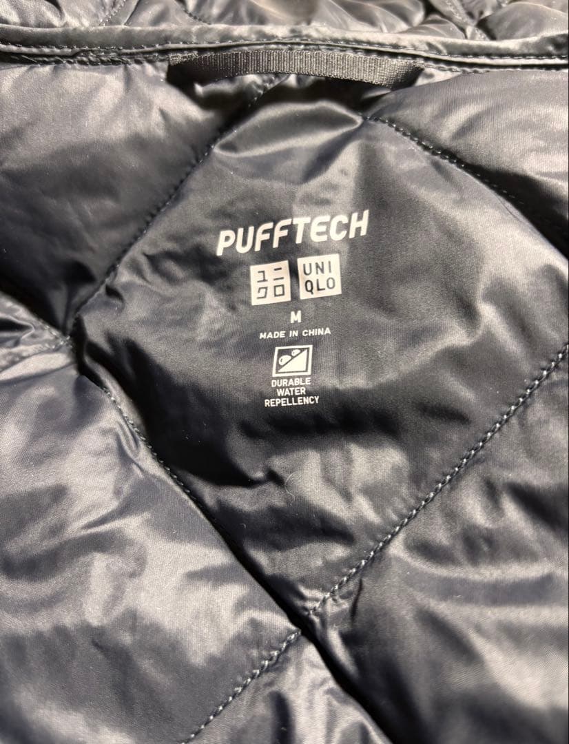 UNIQLO ユニクロ パフテックロングコートリラックスフィット ブラック M