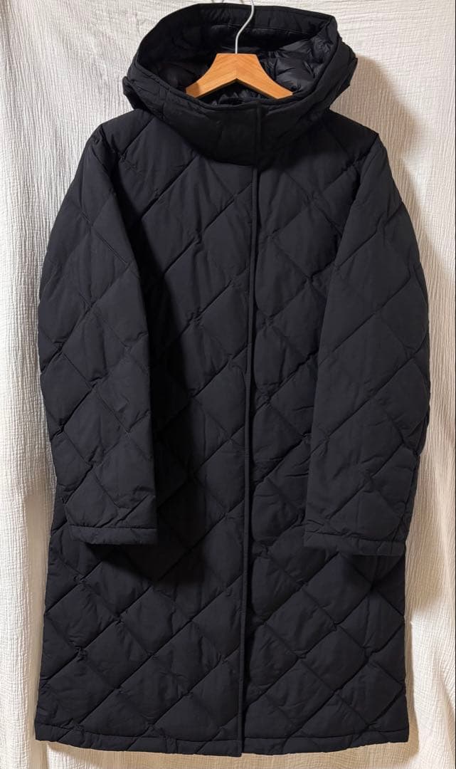 UNIQLO ユニクロ パフテックロングコートリラックスフィット ブラック M