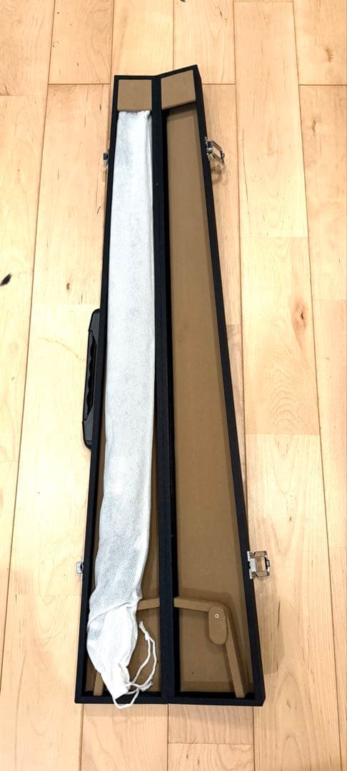 コントラバス　フランス式弓 木製 茶色 フランス、ドイツ両用ケース付き