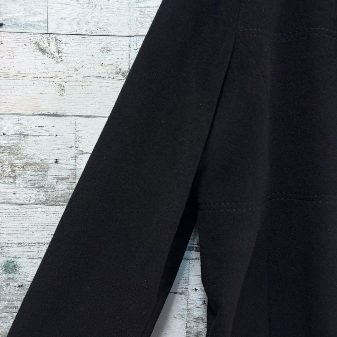 ☆高級アンゴラ100%☆レリアン　ロングコート　大きいサイズ13＋　ブラック