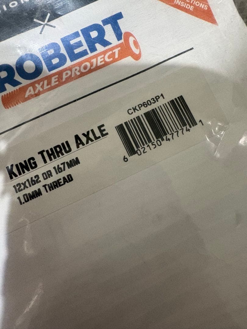 King Thru Axle クリスキング スルーアクスル ロバートアクスル