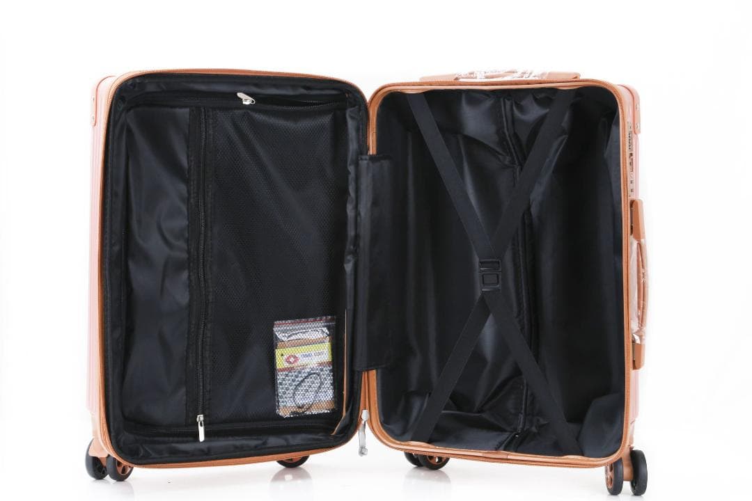 軽量Lサイズ　静音8輪　キャリーバッグ　スーツケース　キャリーケース　グリーン