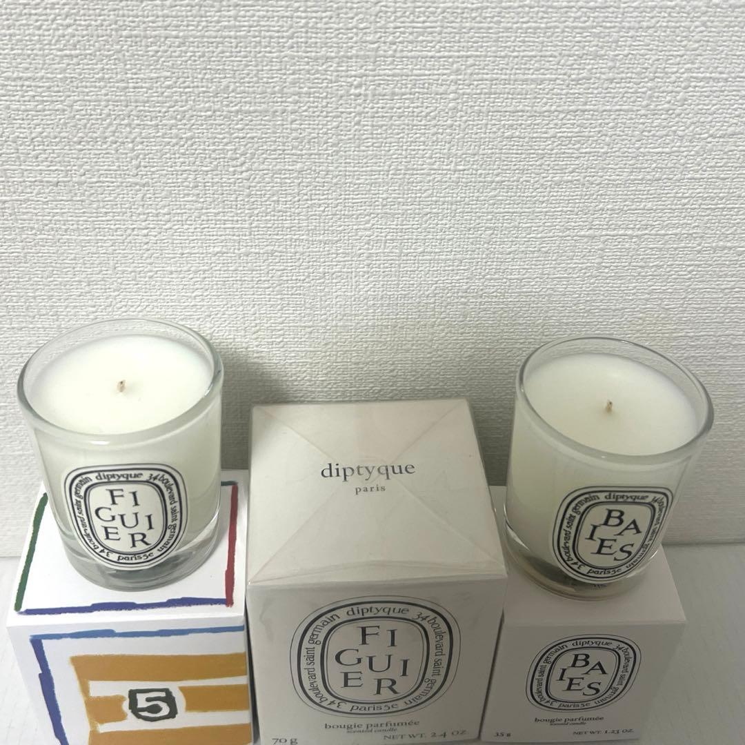 ディプティック キャンドル ベ　フィギエ 3個　セット　35g 70g
