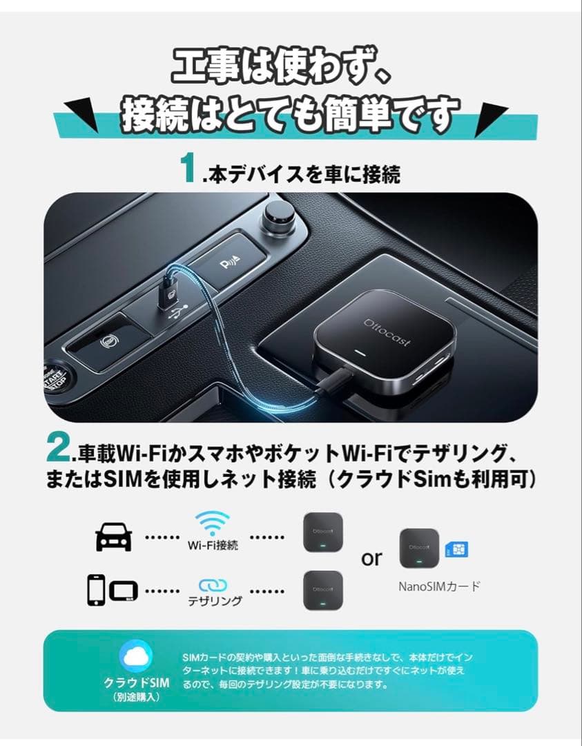 Ottocast OttoAibox E2 Bluetoothユニット