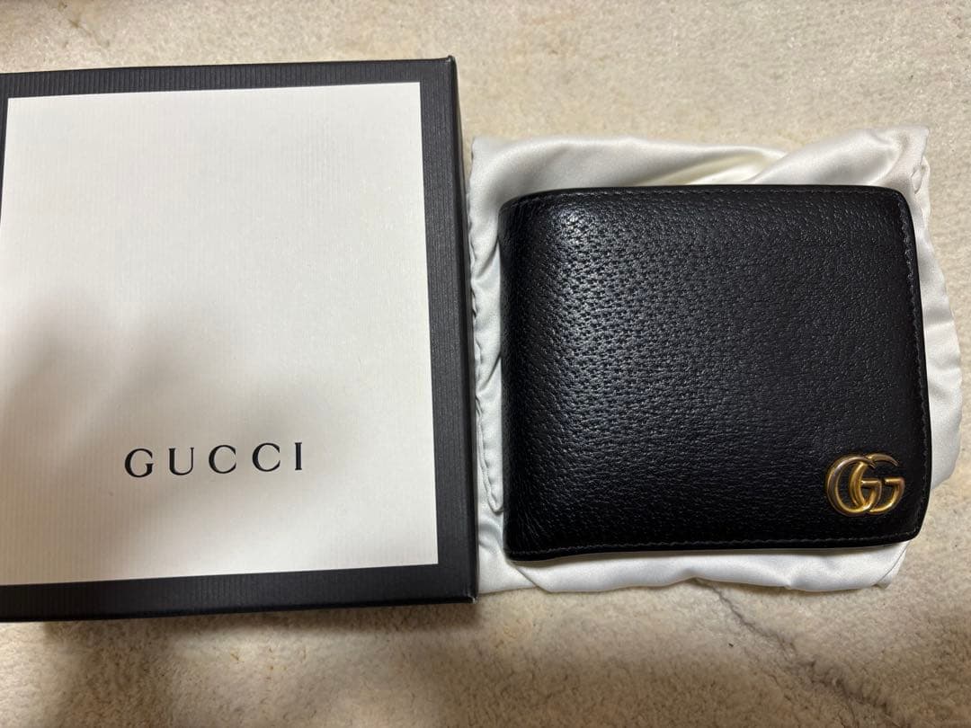 【GUCCI直営店購入品】GUCCI GGマーモント  ウォレット