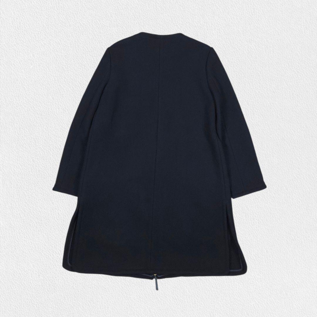 ジャケット・アウター MARNI Black Wool Collarless Coat